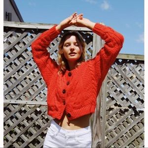 ISO Free People Bonfire Cardi - Bengal Ros XS